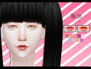 Sims 4 — Yume - Doll Lips by Zauma — Hello! Some dolly lips for females, avaliables on 09 colors. Look better with pales