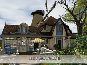 Sims 3 — Het Bakkertje by fredbrenny — Het Bakkertje translates into little bakery. In 1879 it was decided to start