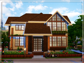 Sims 4 — V | 13 by vidia — This house is for your art-lover simmies. :) In the garden, there is an easel and a