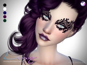 Sims 4 — Floral Masquerade by LuxySims3 — Hey! Luxy updating! New makeup for females 5 Swatches (EYESHADOW SECTION) Thank