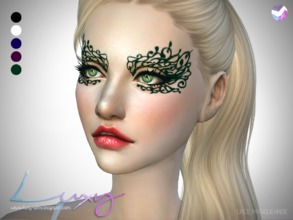 Sims 4 — Lace Masquerade by LuxySims3 — Hey! Luxy updating! New makeup for females 5 Swatches (EYESHADOW SECTION) Thank