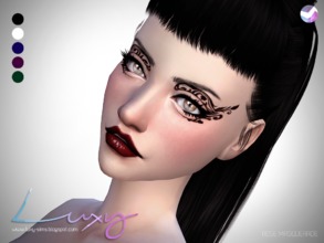 Sims 4 — Rose Masquerade by LuxySims3 — Hey! Luxy updating! New makeup for females 5 Swatches (EYESHADOW SECTION) Thank