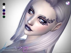 Sims 4 — Waves Masquerade by LuxySims3 — Hey! Luxy updating! New makeup for females 5 Swatches (EYESHADOW SECTION) Thank