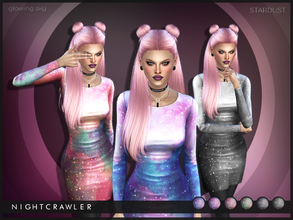 Sims 4 — Nightcrawler-Stardust Dress by Nightcrawler_Sims — NEW MESH TF/EF Dress comes in 6 colors Hand painted texture