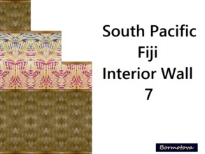 Sims 4 — South Pacific Fiji Walls 7 by abormotova2 — From South Pacific Fiji Walls Set, of 15 walls containing of styles