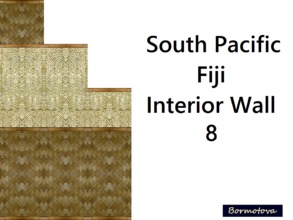 Sims 4 — South Pacific Fiji Walls 8 by abormotova2 — From South Pacific Fiji Walls Set, of 15 walls containing of styles