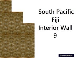 Sims 4 — South Pacific Fiji Walls 9 by abormotova2 — From South Pacific Fiji Walls Set, of 15 walls containing of styles