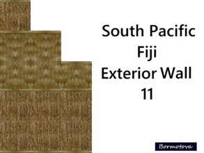 Sims 4 — South Pacific Fiji Walls 11 by abormotova2 — From South Pacific Fiji Walls Set, of 15 walls containing of styles