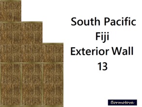 Sims 4 — South Pacific Fiji Walls 13 by abormotova2 — From South Pacific Fiji Walls Set, of 15 walls containing of styles