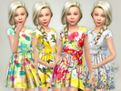 Sims 4 — Designer Dresses Collection P18 by lillka — Designer Dresses Collection P18 New item / 4 styles I hope you like