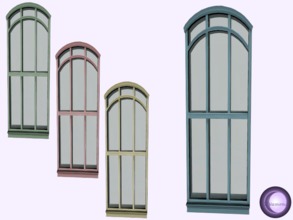 Sims 4 — Angelic Tall Window 1x1 Country Recolor by D2Diamond — Tall height window, takes up one tile. Comes in four