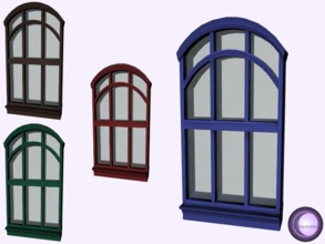 Sims 4 — Angelic Counter Window 1x1 Royal Recolor by D2Diamond — Counter height window, takes up one tile. Comes in four