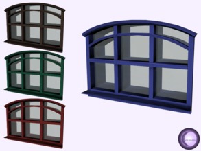 Sims 4 — Angelic Private Window 1x1 Royal Recolor by D2Diamond — Private height window, takes up one tile. Comes in four