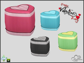 Sims 4 — Valentine Love Pouf by BuffSumm — May this Valentine bless you with the cupid of love and warmth of romance.