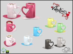 Sims 4 — Valentine Love Cup by BuffSumm — May this Valentine bless you with the cupid of love and warmth of romance.