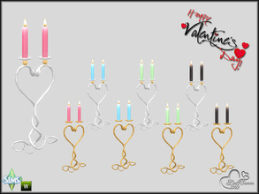 Sims 4 — Valentine Love Candle for Table by BuffSumm — May this Valentine bless you with the cupid of love and warmth of