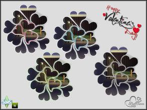 Sims 4 — Valentine Love Wall Mirror by BuffSumm — May this Valentine bless you with the cupid of love and warmth of