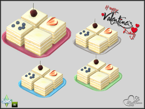 Sims 4 — Valentine Love Cake by BuffSumm — May this Valentine bless you with the cupid of love and warmth of romance.
