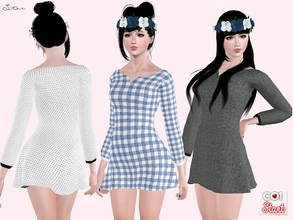Sims 3 — Star Dress by Nisuki — Star Dress: a short dress all ready for your sims to wear. I've three dresses which I