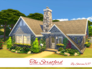 Sims 4 — The Stratford by sharon337 — The Stratford is a Family home built on a 30 x 20 lot in Windenburg. It has 2