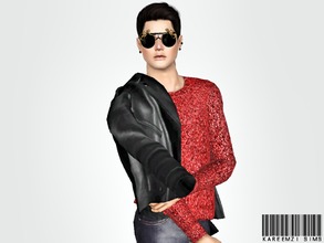 Sims 3 —  by KareemZiSims2 — This unique designer sweater is stylish for men sims during this harsh winter! It comes in