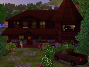 Sims 3 — McWoods' Family House by KaMiojo_ — This house has an old and simple style. It has two floors; four bedrooms,