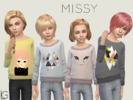 Sims 4 — Missy sweatshirt by linegud — Nice and warm sweatshirt with a modern print.