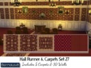 Sims 4 — Hall Runner & carpet Set 27 by abormotova2 — Hall Runner &amp;amp;amp;amp; Carpet Set 27, includes 1