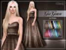 Sims 4 — Trillyke - Gia Gown by Trillyke — Heya! It's a big, glittery ball gown, which is perfect for fancy parties!