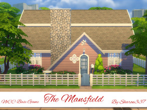Sims 4 — The Mansfield by sharon337 — The Mansfield is a Family home built on a 30 x 20 lot in Willow Creek. It has 3