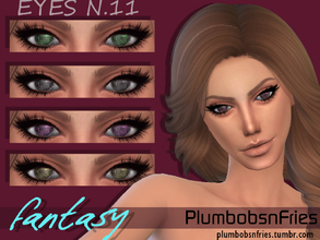 Sims 4 — Fantasy | Eyes N.11 by Plumbobs_n_Fries — Eyemask Under Facepaint All Ages and Both Genders 8 Colours Includes
