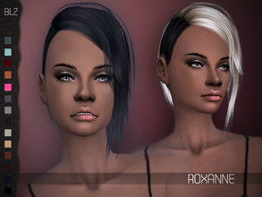 Sims 4 — BLZ - Roxanne (Hair) by BLZ — Here you have my new hair! It comes in 14 colours (some of them with the shaved