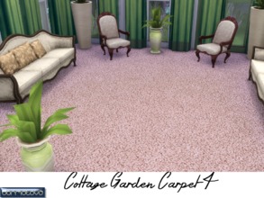 Sims 4 — Cottage Garden Carpet 4 by abormotova2 — From a set inspired by the cottage garden which contains 15 colours.