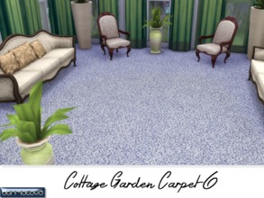 Sims 4 — Cottage Garden Carpet 6 by abormotova2 — From a set inspired by the cottage garden which contains 15 colours.