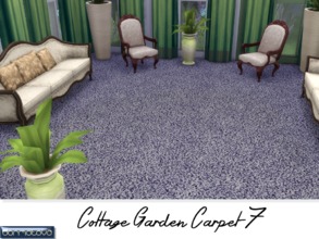 Sims 4 — Cottage Garden Carpet 7 by abormotova2 — From a set inspired by the cottage garden which contains 15 colours.