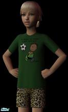 Sims 2 — Peanuts Undies - Franklin Power by windgirl — Goalies beware.