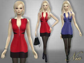 Sims 4 — Tank Dress by Nia — Tank Dress *6 Color Options *Everyday, Formal, Party