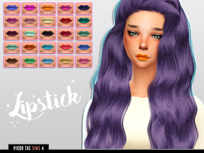 Sims 4 — [TS4]_Pikoolipstick03 by pikoo — Lipsticks for your female sims 4 resident. Hope you guys love it. Please dont