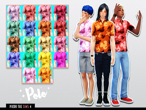 Sims 4 — [TS4]_PikooMaleClothes08 by pikoo — Polo for your male sims 4 resident. Hope you guys love it. Please dont