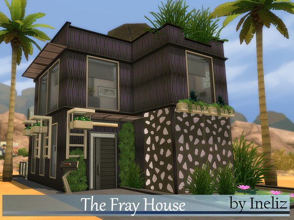 Sims 4 — The Fray House by Ineliz — Modern and independent. This house is ideal for a single resident or a couple of