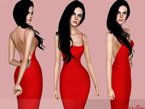 Sims 3 — Valentine dress by StarSims — Bodycon dress perfect outfit for a date. -recolorable -CAS and launcher thumbnail