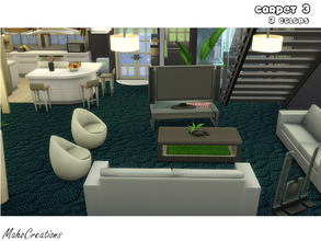 Sims 4 — Carpet 3 by MahoCreations — comes in 3 colors basegame