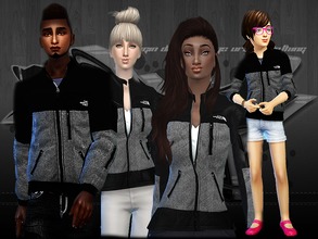 Sims 4 — Ladies North Face Jacket by emagin3602 — Designed by Emagin Designs