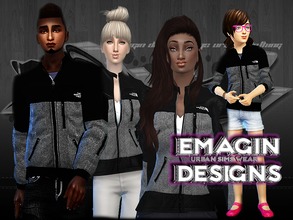 Sims 4 — Family North Face Jacket by emagin3602 — Designed by Emagin Designs