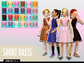 Sims 4 — [TS4]_Pikoodress01 by pikoo — Dress for your kids sims 4 resident. Hope you guys love it. Please dont re-upload
