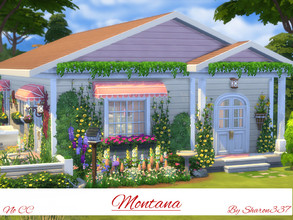Sims 4 — Montana by sharon337 — Montana is a home built on a 20 x 20 lot in Windenburg. It has 1 bedroom, 1 Bathroom,