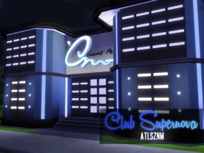 Sims 4 — Club Supernova | No CC by atlsznm — The best place for your sims to have fun, dance, meet someone new, enjoy
