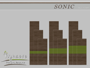 Sims 4 — Sonic Wall Tiles V1 by NynaeveDesign — Sonic Build Set - Wall Tiles V1 Located in Build - Wall Patterns - Tiles