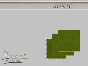 Sims 4 — Sonic Floor Tiles (green) by NynaeveDesign — Sonic Build Set - Floor Tiles (green) Located in Build - Floor