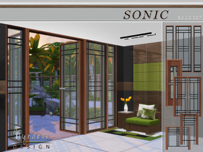 Sims 4 — Sonic Build Set by NynaeveDesign — The Sonic Build set was crafted to fit the unique character of your Sim's